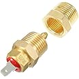 FAERSI Fan Thermostat Temperature Switch 185 to 175 Degree Electric Engine Cooling Temperature Sensor Switch with 3/8" Pipe Thread for 10" 12" 14" 16" Fan