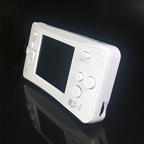 JJFUN RS-1 Handheld Game Console for Children,Classic Retro Game Player with 2.5" 8-Bit LCD Portable Video Games,The 80's Arcade Video Gaming System,Built-in 152 Old School Games Entertainment-WHITE - Thumbnail 3