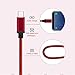 USB Type C Cable, Benicabe (4-Pack 1,3,3,6FT) Nylon Braided Fast Charging Cord for Samsung Galaxy S9 Plus S8 S8 Plus Note 8, Pixel 2, Moto Z , LG V20 and More (Molten Lava)