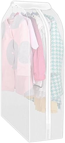 AOFUL Garment Bag, Clothes Cover Bag Suit Bag Hanging Clothes Storage Bag Clothes Dust Cover (19 x 23 x39)