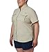 Columbia Women’s PFG Bahama Short Sleeve Shirt, Fossil, X-Large
