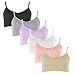 Popular Girl's Adjustable Seamless Cami Bra with Removable Padding - Value Packs
