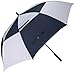 G4Free 68 Inch Automatic Open Golf Umbrella Double Canopy Extra Large Oversize Windproof Waterproof Stick Umbrellas(Navy/White)