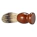 Anself Badger Hair Shaving Brush Wood Handle Men's Facial Blaireau Brush Brown