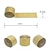 Coceca 6 Rolls 492ft Gold Crepe Paper Streamers for Birthday Party Wedding Festival Party Decorations