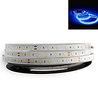 LEDeXTREME (Blue) Powerful 15000 Lumen SMD5630 IP68 Waterproof 100% Submersible Outdoor 16.4 ft./5 Meter 300 LED Lights (per Reel) LED Light Strips Ponds, Patios, Deck Lighting, Pools, Saltwater