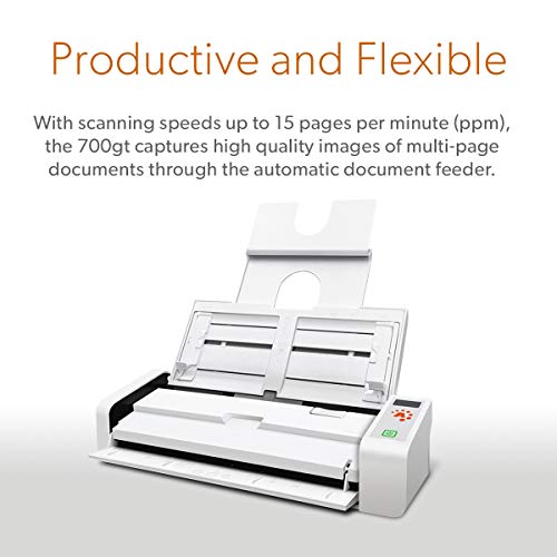 AMBIR NScan DS1060-AS High-Speed Document Scanner - 60 Ppm, Double-Sided, 9 Programmable Modes, Windows