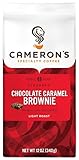 Cameron's Coffee Roasted Whole Bean Coffee, Flavored, Chocolate Caramel Brownie, 12 Ounce