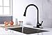 AguaStella AS98MB Matte Black Kitchen Sink Faucet with Pull Down Sprayer Single Handle with Deck Plate