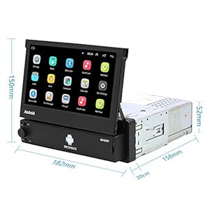 Autoradio Android 1 Din GPS con Bluetooth - Podofo 7 Pollici Estraibile Touchscreen Auto Radio 1G+16G GPS WiFi Bluetooth… - immagine 8
