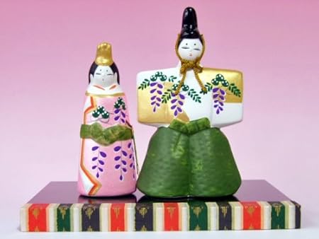 Amazon 京都人形 豪勝 陶器製手作りひな人形 立雛 小 ひな祭り 初節句 雛飾り 平飾り 平飾り おもちゃ