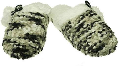 INC International Concepts Women's Plush Bow Clog Slipper