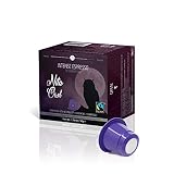 Gourmesso Nite Owl - 10 Coffee Capsules Compatible with Nespresso Machines 100% Fair Trade Coffee | Super Intense Dark Ristretto Blend Espresso Pods