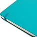 Classic Dotted Grid Notebook with Pen Loop/RICCO BELLO Hardcover Journal, Banded, Bookmark, Expandable Pocket/5.7 x 8.4 inches (Teal)