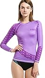 Teen Girls Rash Guard , DIVE & SAIL Quick Drying UPF 50+ UV Shirt Swimwear for Water Sports