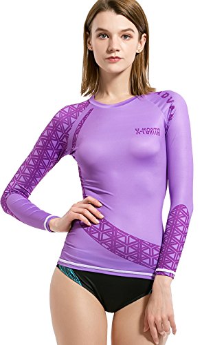 Teen Girls Rash Guard , DIVE & SAIL Quick Drying UPF 50+ UV Shirt Swimwear for Water Sports
