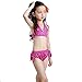 4 Pcs Girls Swimsuit Mermaid Tails for Swimming Princess Bikini Bathing Suit Set