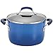 Rachael Ray Brights Nonstick Cookware Pots and Pans Set, 14 Piece, Blue Gradient