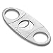 Mirthee Cigar Cutter Stainless Steel Guillotine Double Cut Blade (Style A)