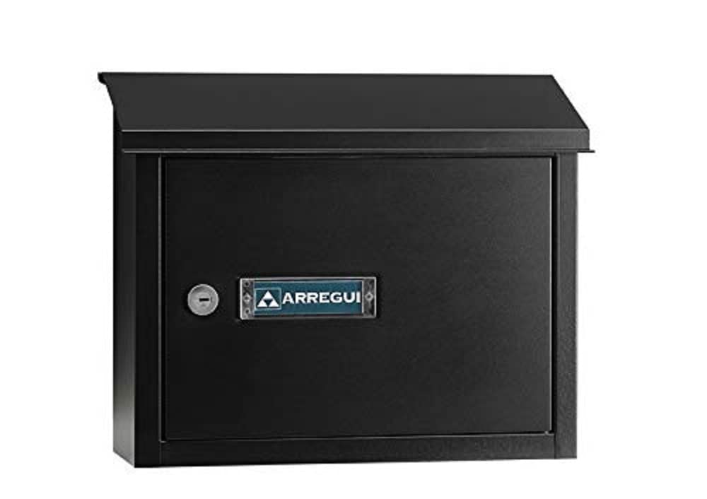 Arregui V4064 Maxi Letter Box, Size M (DIN A4), Aluminium Black