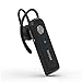 Bluetooth Headset with Mic Noise Cancelling,Wireless Bluetooth Headphone Earpiece V4.2, Hands Free Waterproof HD Stereo Earbuds Slide ON/Off Earphone Black