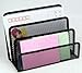 Black 3 Slot Mesh Sorter Organizer, Great for Mail, Bills & Documents. Organized Paper Holder. By Stationary Station