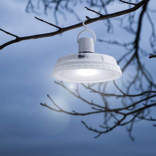 Solar Light Bulb Portable LED Emergency Solar Lights 10W E27 Hanging Tent Light Outdoor Indoor Use 3 Brightness Mode Solar Energy Light for Camping Tent Hooking Garden Camp Chandelier