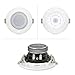 Pyle 3″ Bluetooth Flush Mount in-Wall in-Ceiling 2-Way Home Speaker System Built-in LED Lights Aluminum Housing Spring Loaded Clips Polypropylene Cone & Tweeter Stereo 200W, Set of 4 (PDIC4CBTL3B)thumb 1