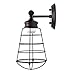 KingSo 3 Light Bathroom Vanity Light Fixture, Industrial Wire Cage Wall Sconces Rustic Farmhouse Style Wall Light for Bathroom Living Room Kitchen (Bronze)