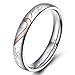 TIGRADE Jewelry Heart Shape Real Love Couples Matching Stainless Steel Ring Women 4mm (7)