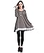 FOMANSH Women's Lace Tunic Shirt Long Sleeve Tunic Top Blouse,Gray,XX-Large/US 20-22