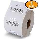 1 Rolls DYMO 30334 Compatible 2-1/4" x 1-1/4"(57mm x 32mm) Medium Multipurpose/Barcode/FNSKU/UPC/FBA Labels,Strong Permanent Adhesive, Perforated