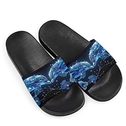 Howilath 3D Dreamy Dolphin Flower Pattern Women