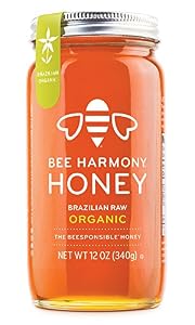 Image of BEE HARMONY Organic Brazilian Raw Honey, 12 OZ