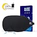 Mavogel Cotton Sleep Eye Mask - Updated Design Light Blocking Sleep Mask, Soft and Comfortable Night Eye Mask for Men Women, Eye Blinder for Travel/Sleeping/Shift Work, Includes Travel Pouch, Black