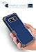 Galaxy Note 8 Case, Asstar 3 In 1 [Soft silicone+ Hard PC] Full Body Shockproof Impact Resistant Perfect Fit Anti Scratch Excellent Protective Cover for Samsung Galaxy Note 8 2017 (Navy+Grey)