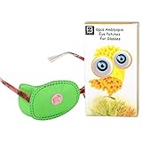 Plinrise 6 PCS Amblyopia Eye Patch For Glasses, Treat Lazy Eye, Amblyopia And Strabismus, Eye Patch For Children, Regular Size