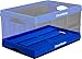 CleverMade CleverCrates 46 Liter Collapsible Storage Bin/Container: Solid Wall Utility Basket/Tote, Royal Blue