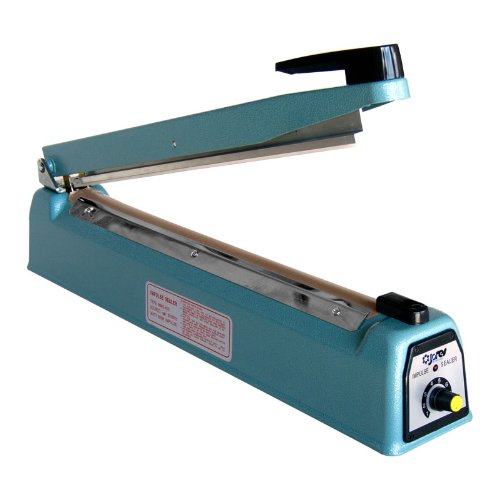 Impulse Manual Bag Sealer Heat Seal Closer (16 Inch, 110 Volt)