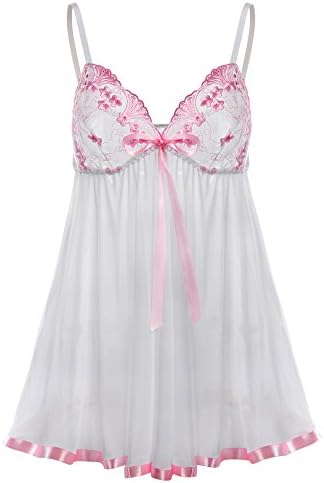 Sexy Babydoll Lingerie for Women Plus Size Halter Night Dress