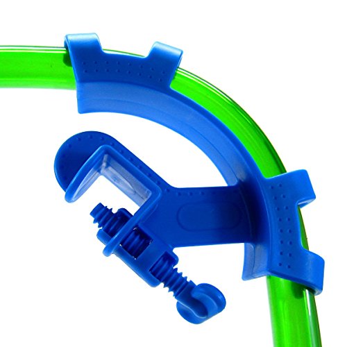 Adjustable Aquarium Hose Holder Fish Tank Filter Water Pipe Mount Pack Of 5 - Blue