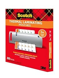 Scotch Thermal Laminating Pouches, 200