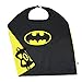 Babylian Super Hero Dress up Costumes with Masks and Cape for Kids (1 in Pack(Batman))