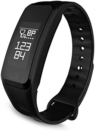 L8star Fitness Tracker Smart Bracelet Wristband with Real Time Heart Rate Monitor Activity Tracker Stopwatch Pedometer Sleep Monitor Call and SMS Reminder Calorie Burned Counter for IOS Android