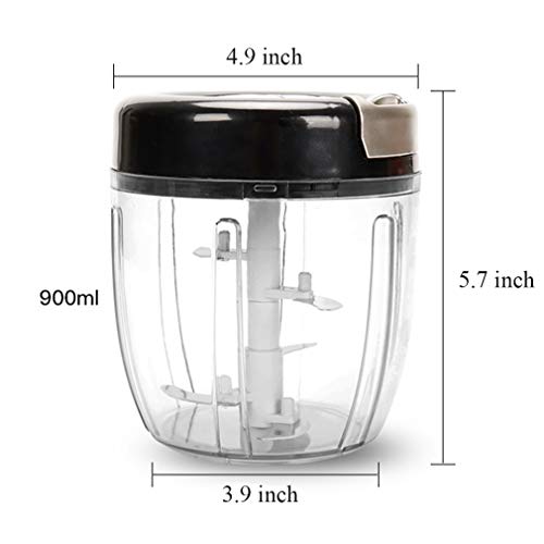 Manual Food Chopper Chop Mini Food Choppers and Dicers Hand Cut Fruits