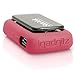 iGadgitz U3903 Silicone Gel Skin Cover Case Compatible with Sandisk Sansa Clip Jam MP3 SDMX26-008G (2015) - Pink