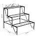 Samury 3 Tier Metal Potted Plant Stand, Flower Pot Rack Indoor Outdoor Iron Art Planter Holders Garden Steel Pots Containers Shoes Organizer (US Shipping)thumb 2