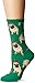 Socksmith Antler Pug Green One Size