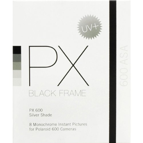 Impossible PX 600 Silver Shade UV+ Black Frame for Polaroid 600 Cameras