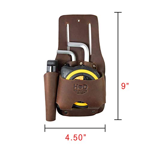 Hide & Drink, Leather Tape & Knife Holder/Marking and Measuring Pouch